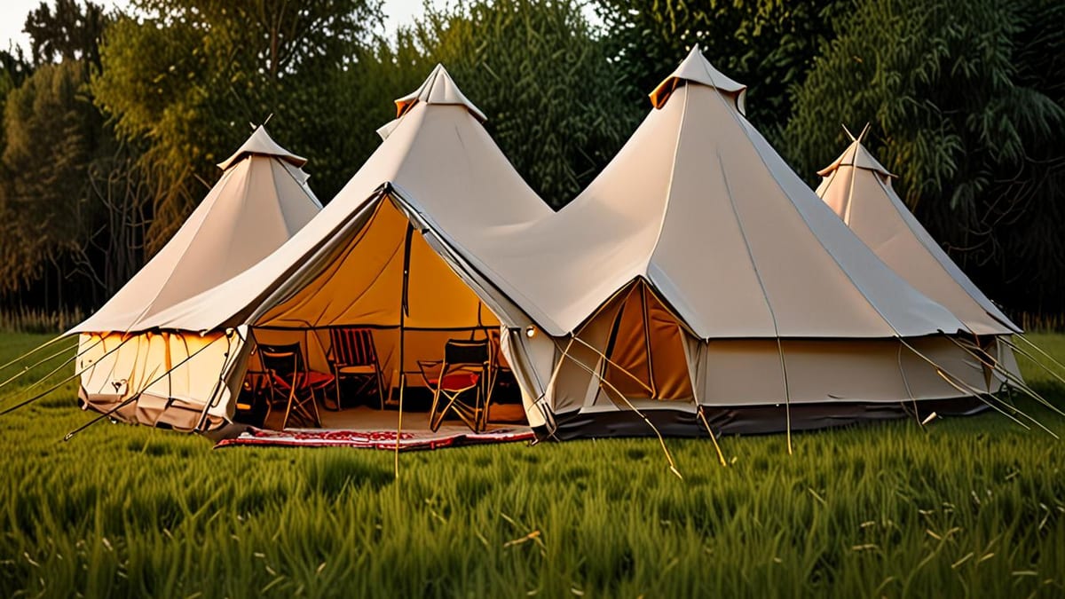 bell tents vs a-frame cabins