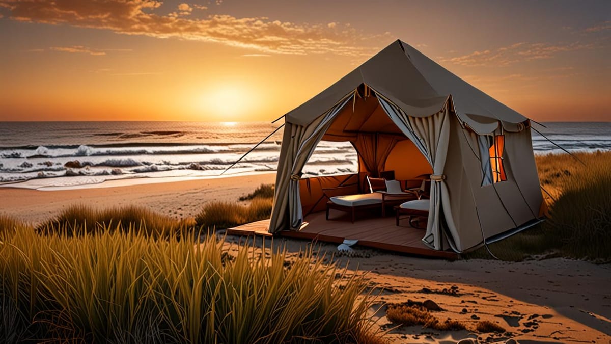 coastal vs desert glamping