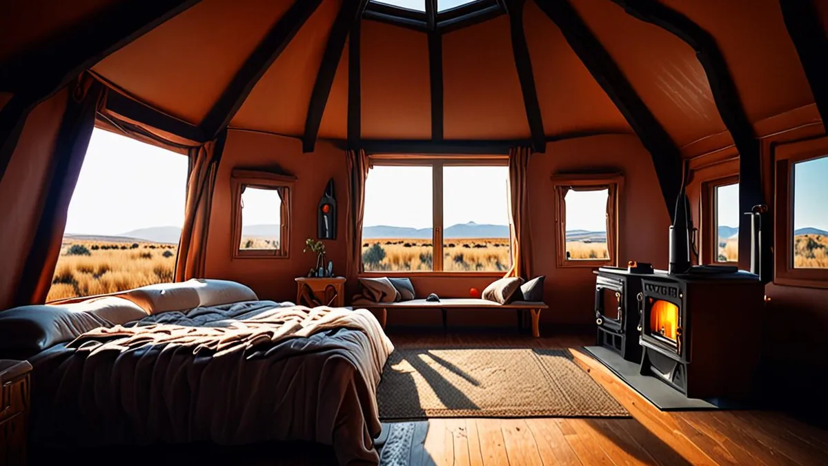 glamping domes stay warm