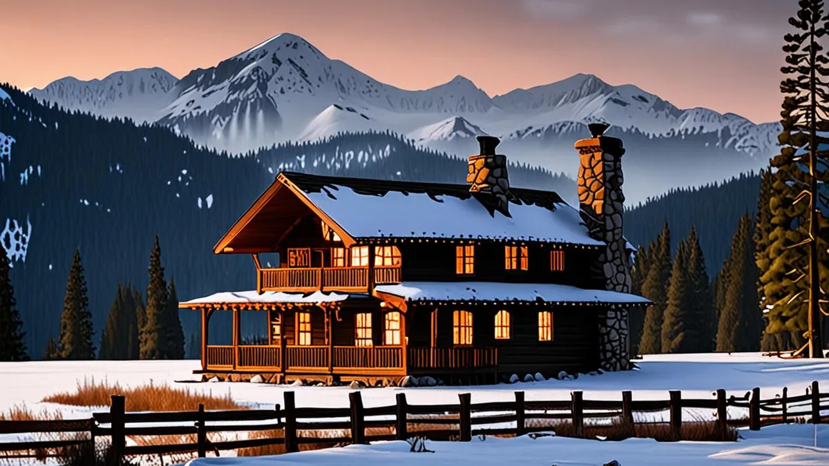 winter lodge stay