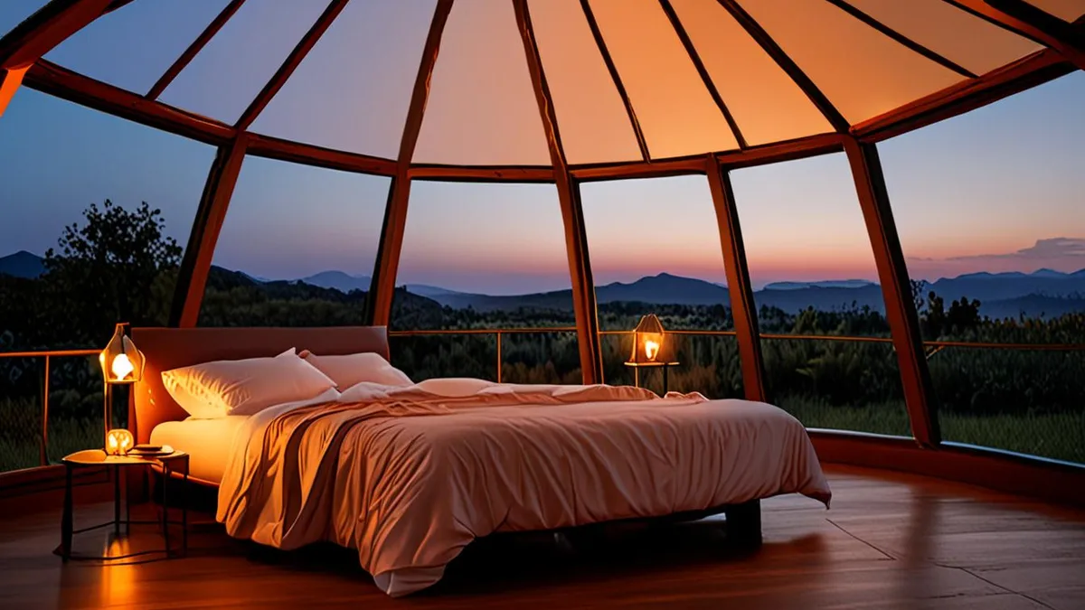 glamping honeymoon