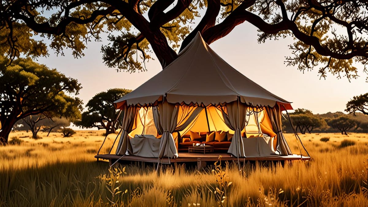 glamping in Texas