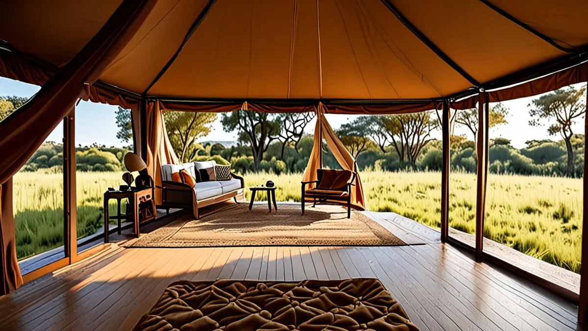 glamping sites amenities