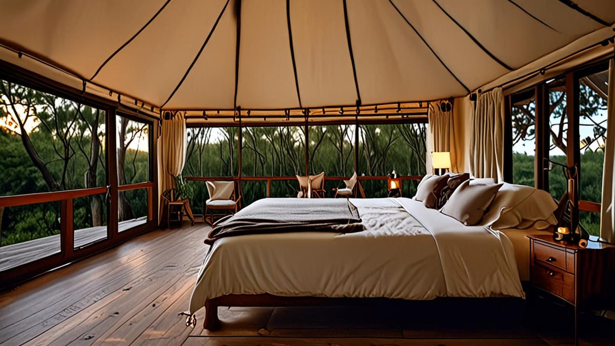 glamping sites amenities