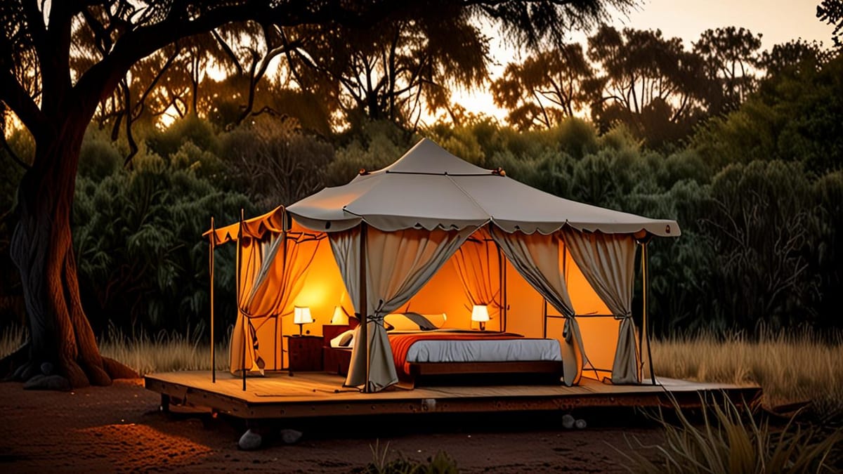 glamping sites handle bugs