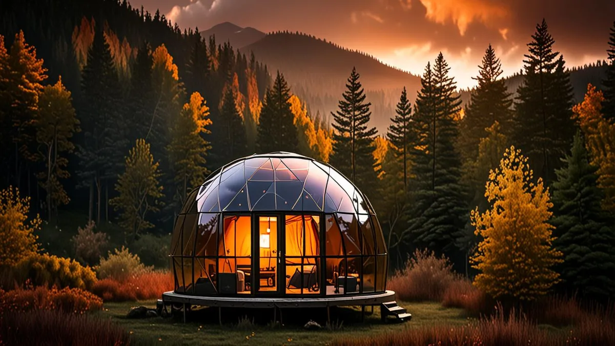 glamping trip around fall foliage