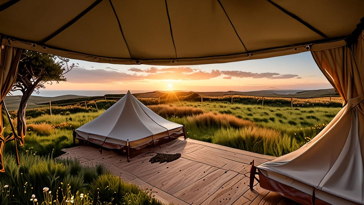 glamping in the UK