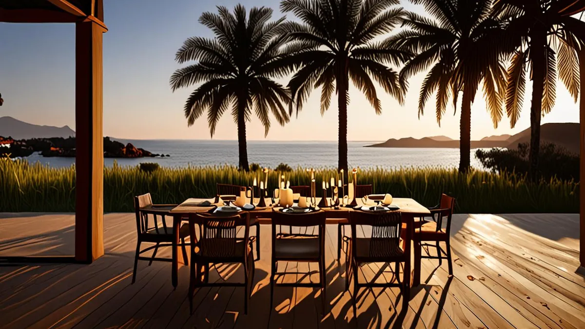 hiring a private chef at a villa