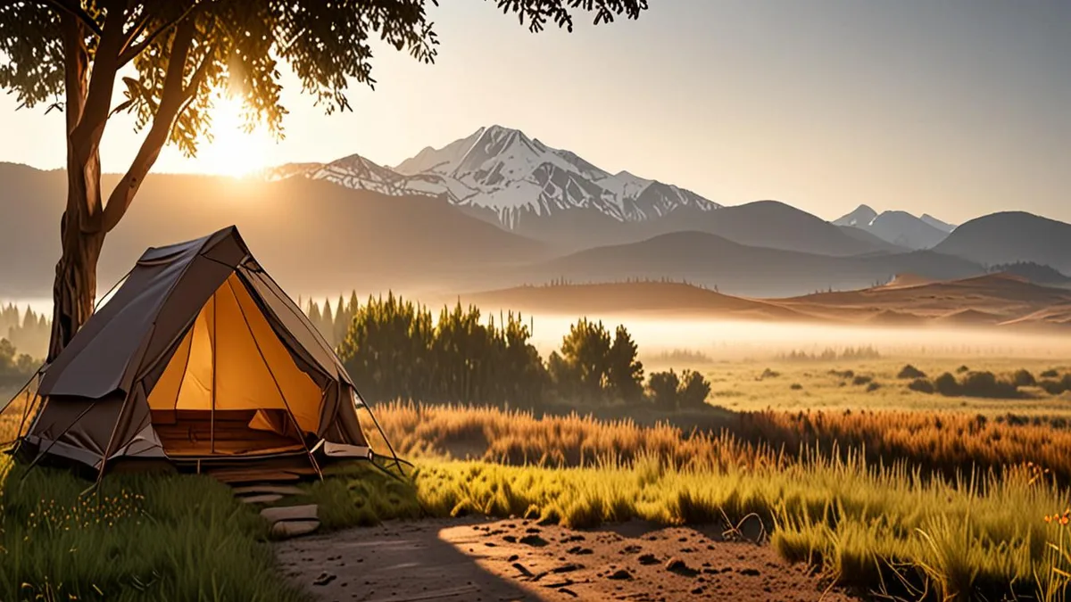 glamping check-in