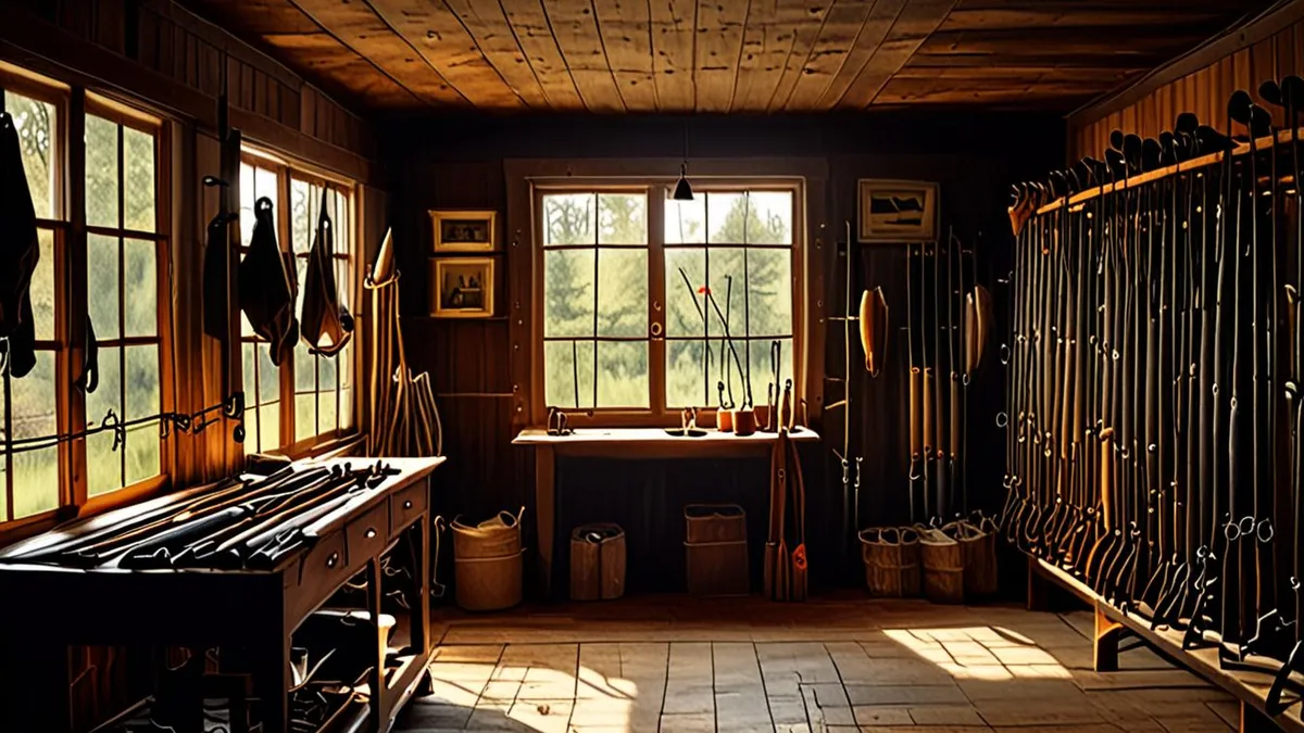 fishing lodge