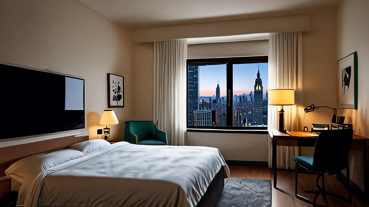 choose a hotel room