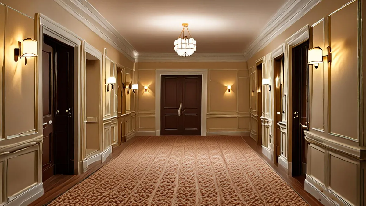 quiet hotel room