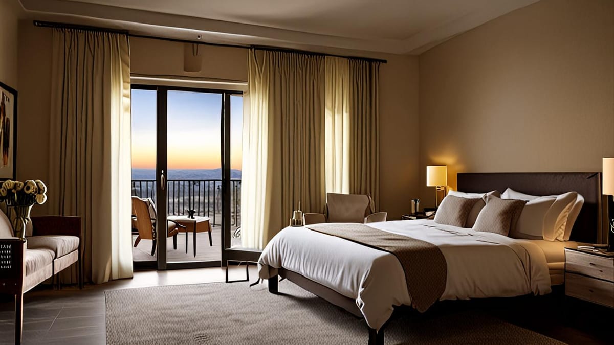 quiet hotel room