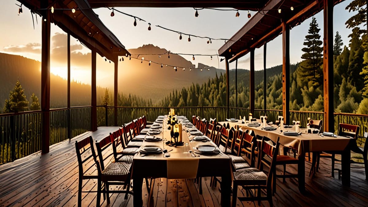 lodge wedding