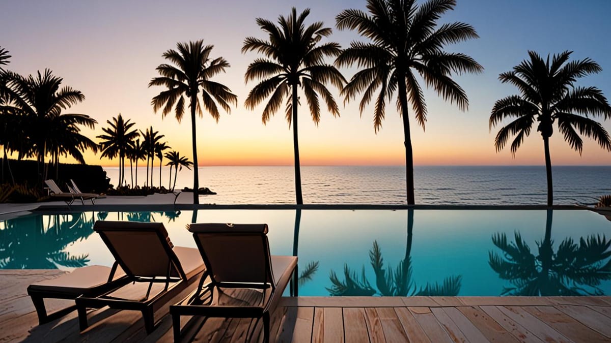 infinity pools and swim-up bars