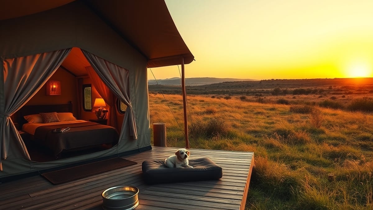 pet-friendly glamping