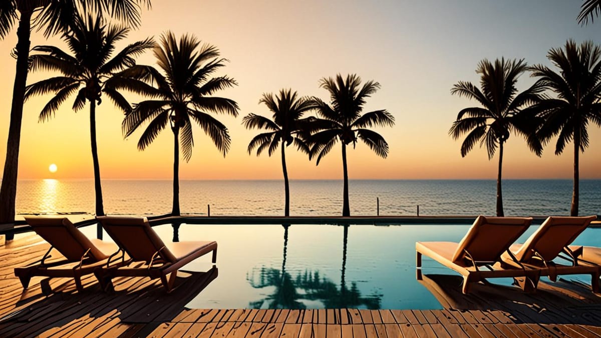 resort pools vs beach access