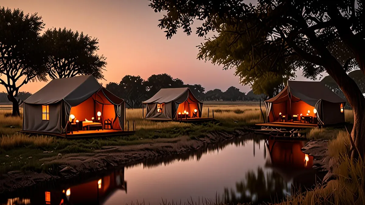 safari lodge vs tented camp