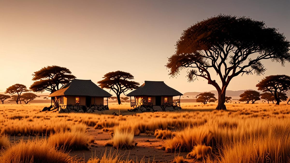safari lodge vs tented camp