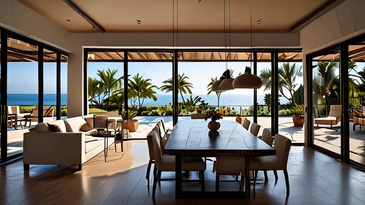 share a villa with friends