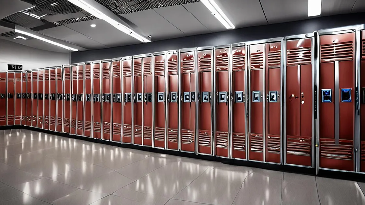 store luggage