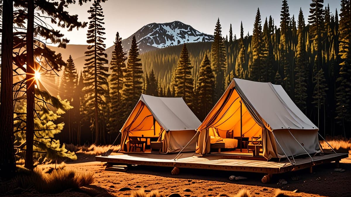 tent cabins vs Airstream stays