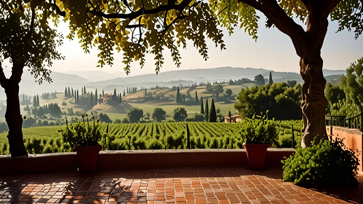 Tuscan countryside villas