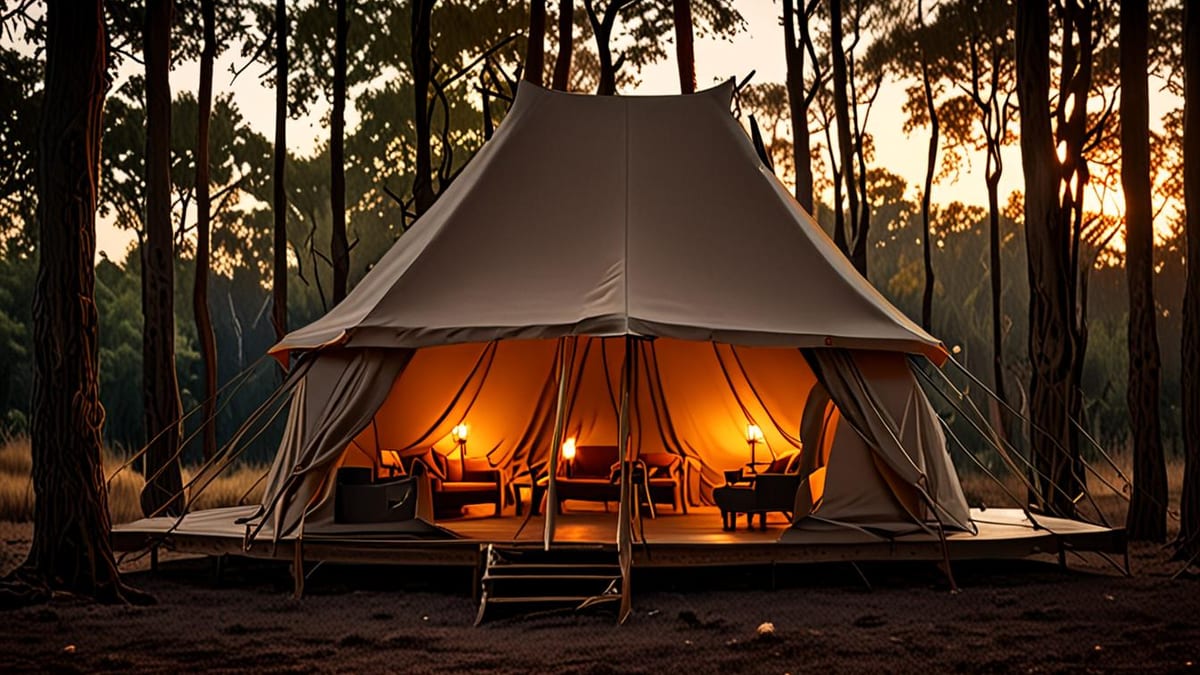 what is glamping